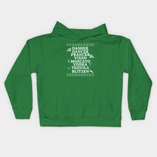 Funny reindeer names Kids Hoodie